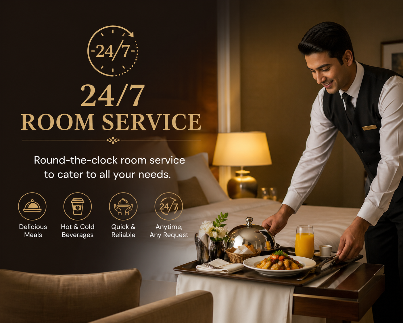 24/7 Room Service